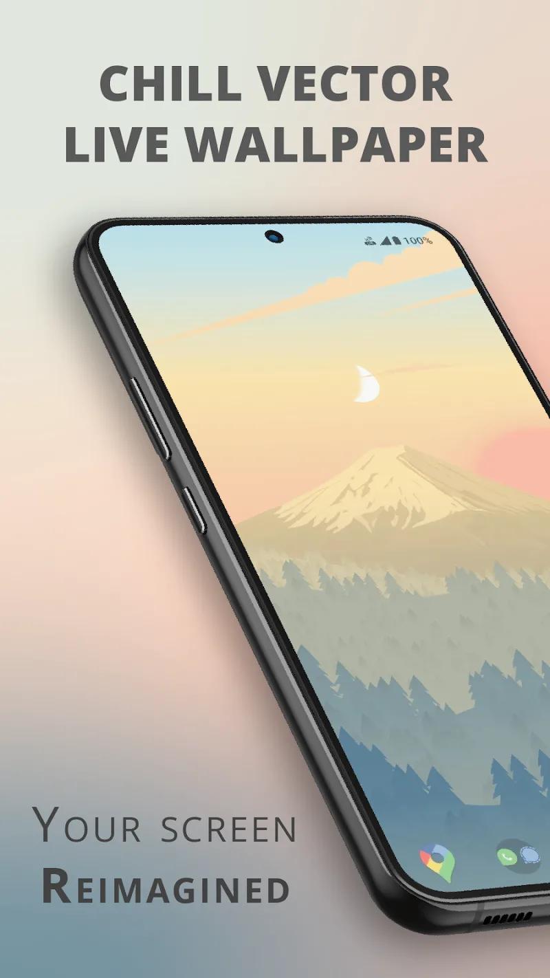 Chill Vector Live Wallpaper Screenshot 1