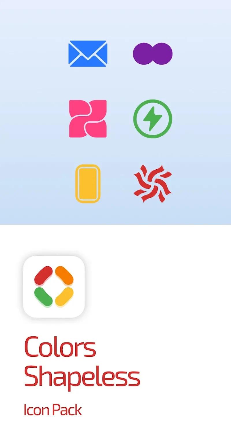 Colors Shapeless Icon Pack Screenshot 5