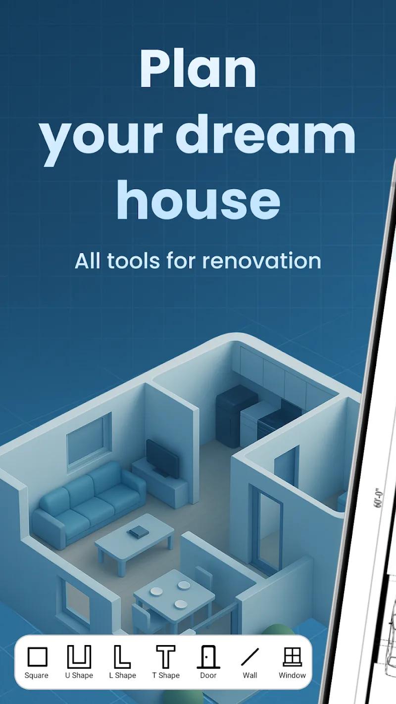 House Design Plan 3D App Screenshot 2