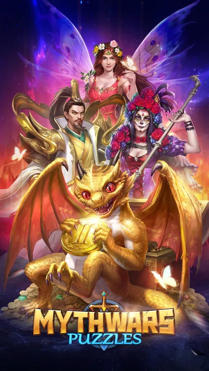 MythWars & Puzzles: RPG Match3 Screenshot 1