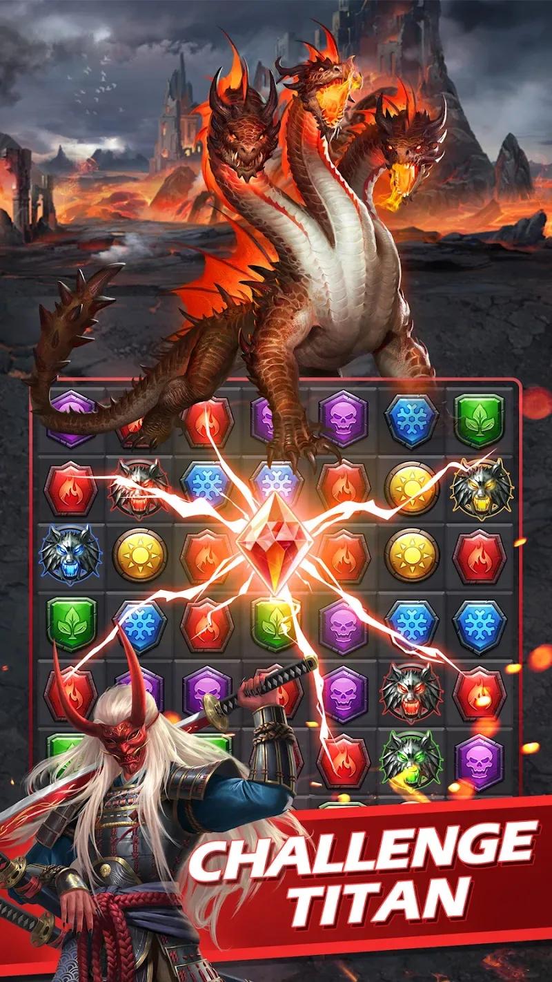 MythWars & Puzzles: RPG Match3 Screenshot 2