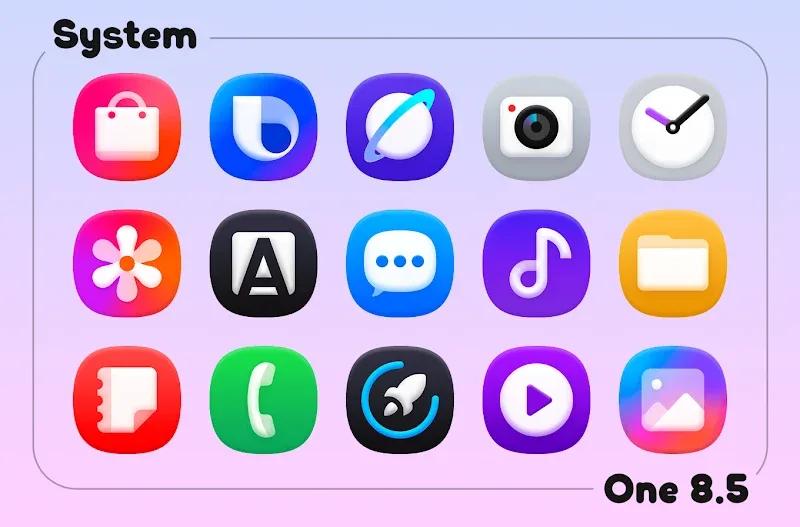 One 8.5 - Icon Pack Screenshot 1