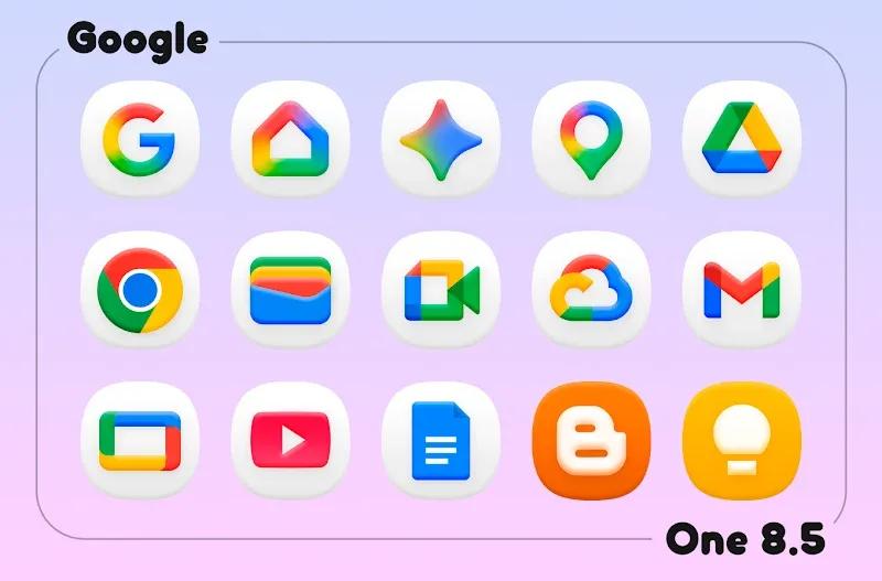 One 8.5 - Icon Pack Screenshot 2