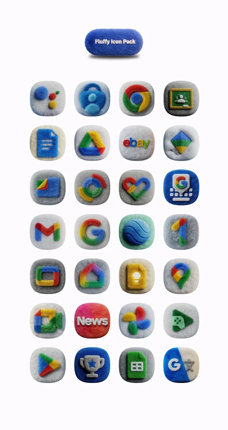 One UI Fluffy Icon Pack Screenshot 1
