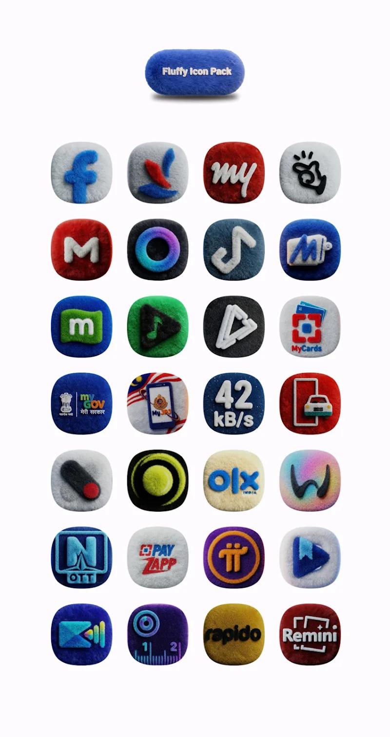 One UI Fluffy Icon Pack Screenshot 4