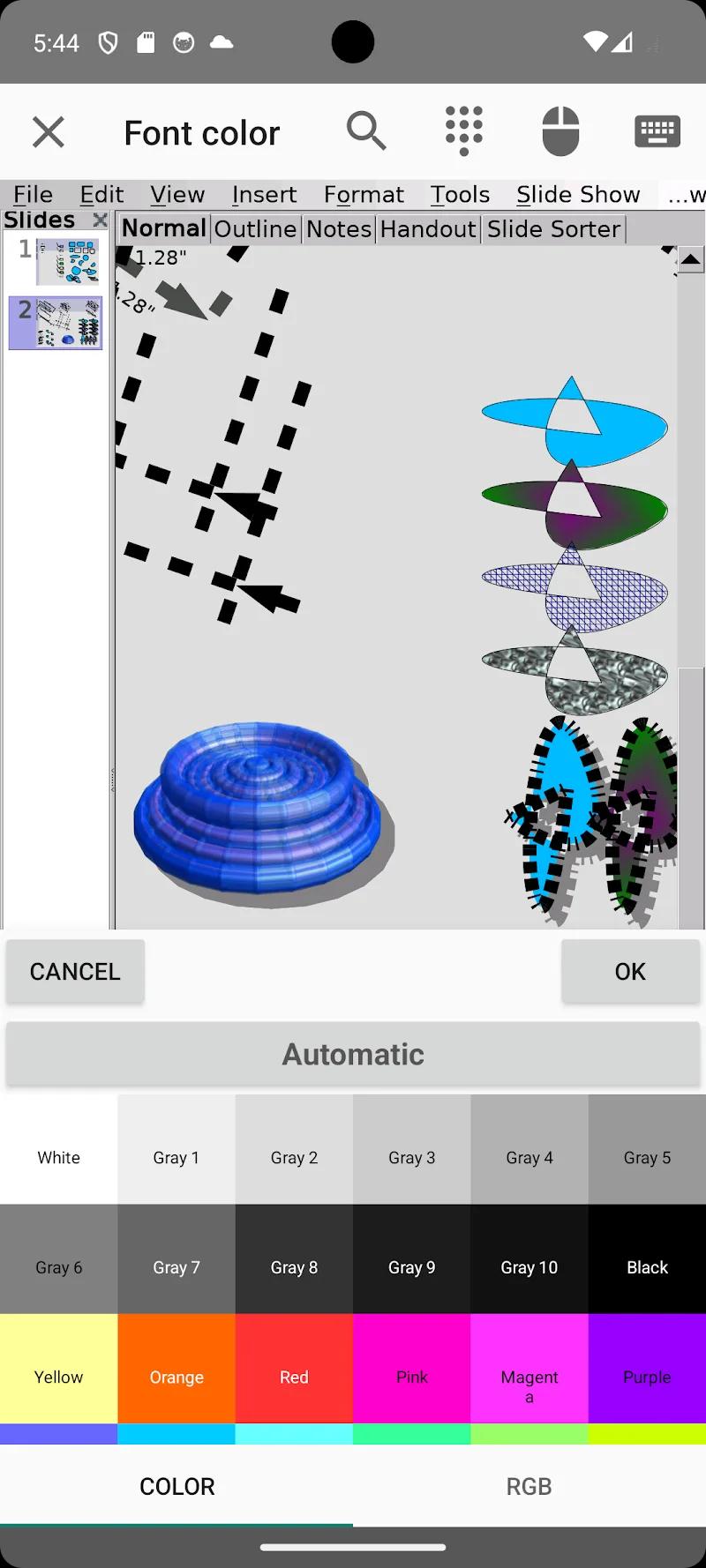 AndrOpen Office Screenshot 3