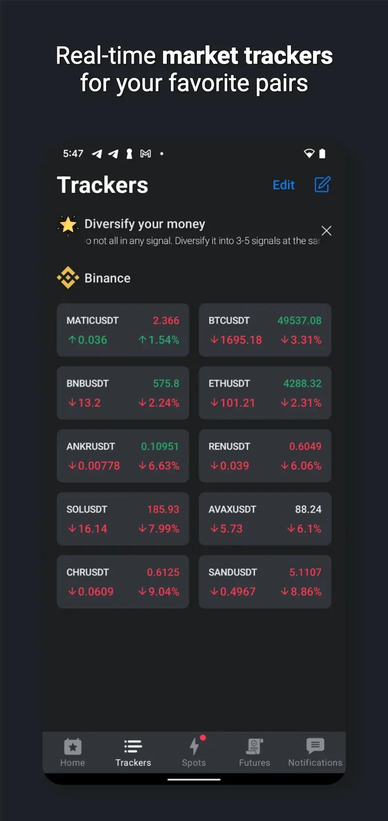Crypto Trading App by Zyncas Screenshot 4