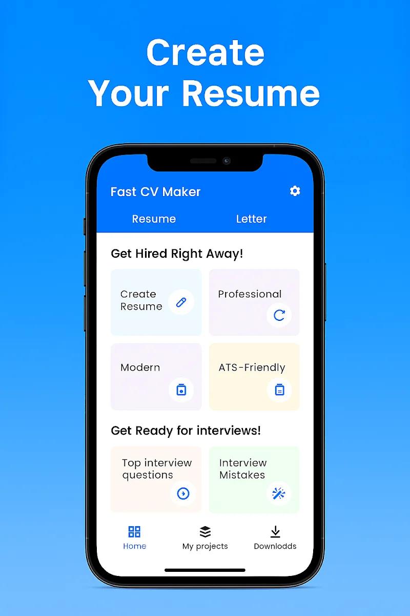 Fast CV Maker Screenshot 2