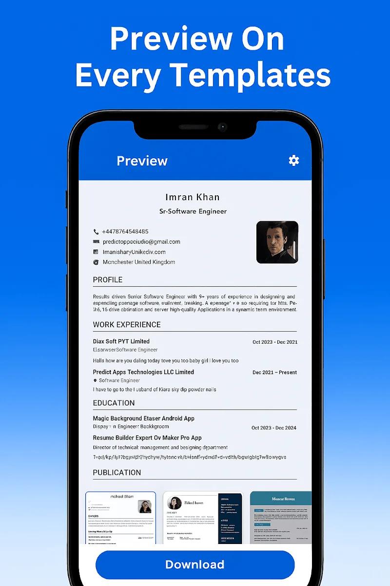 Fast CV Maker Screenshot 3