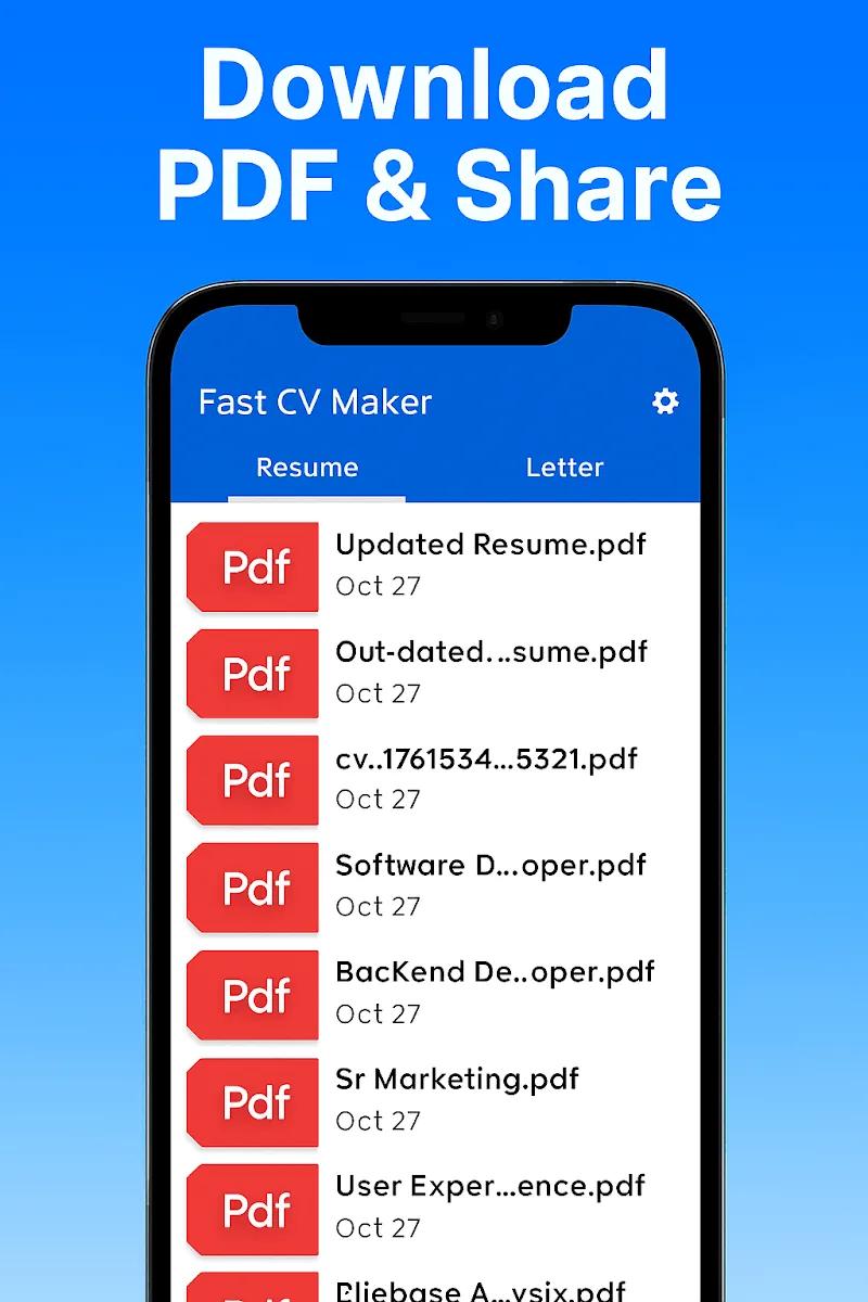 Fast CV Maker Screenshot 4