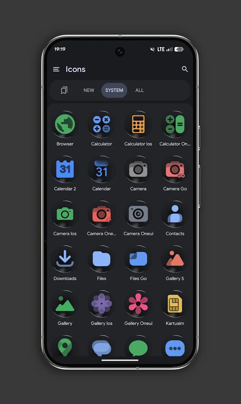 Glassy Colors Icons Screenshot 3