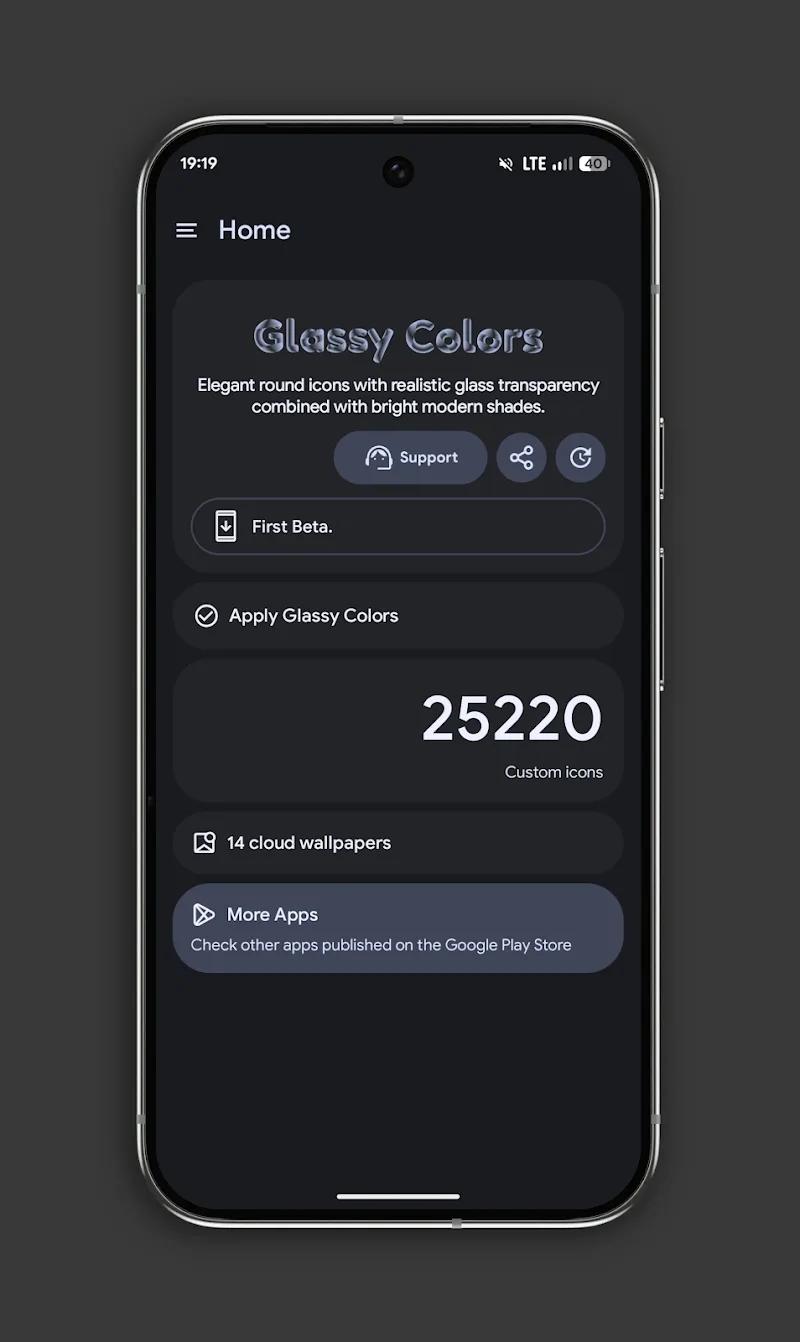 Glassy Colors Icons Screenshot 4