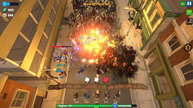 Idle Zombie Wave: Survival TD Screenshot 4