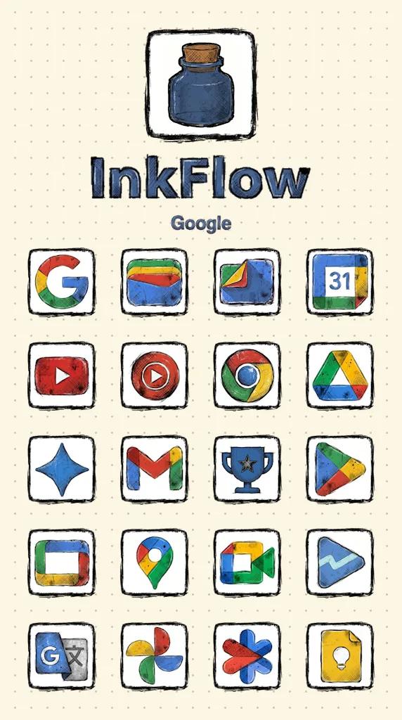 InkFlow Icon Pack Screenshot 1
