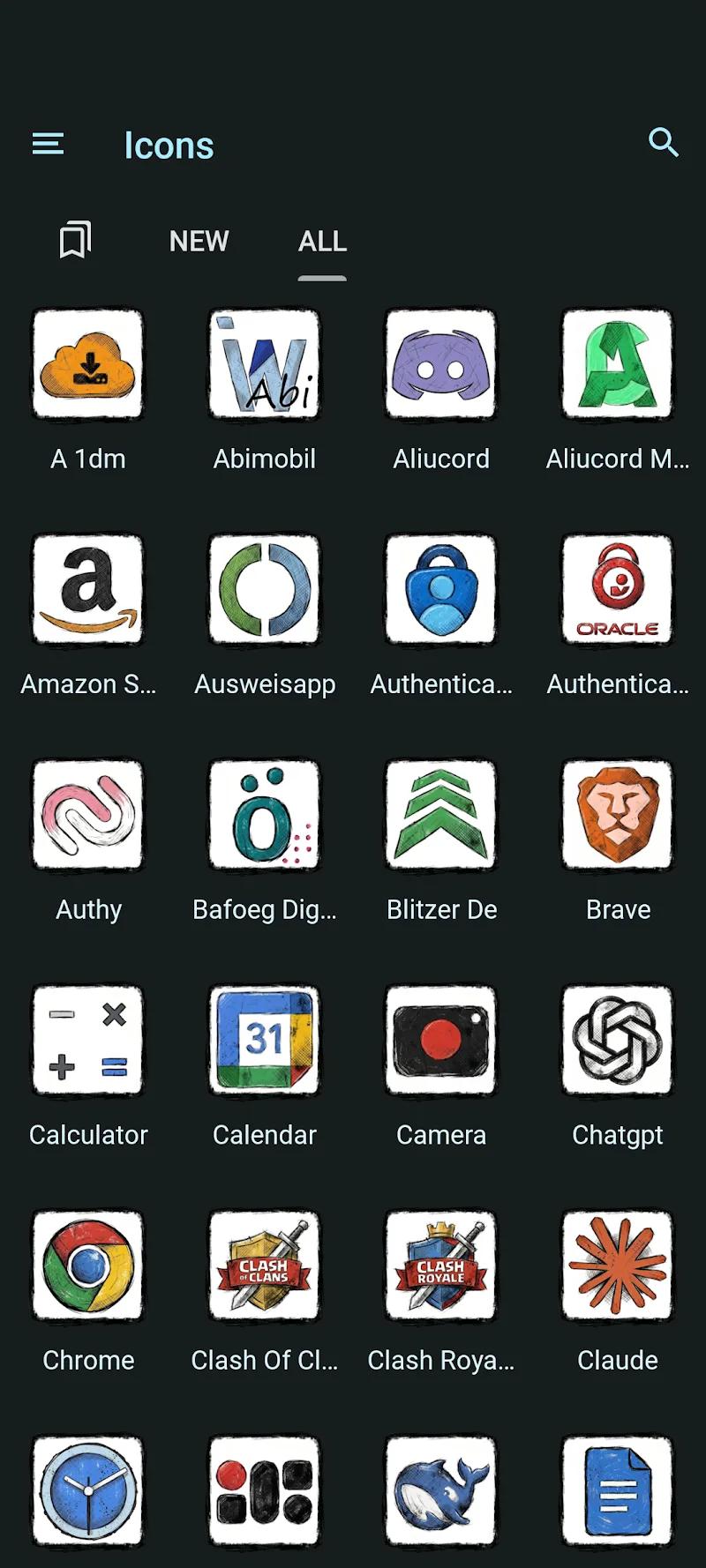 InkFlow Icon Pack Screenshot 2