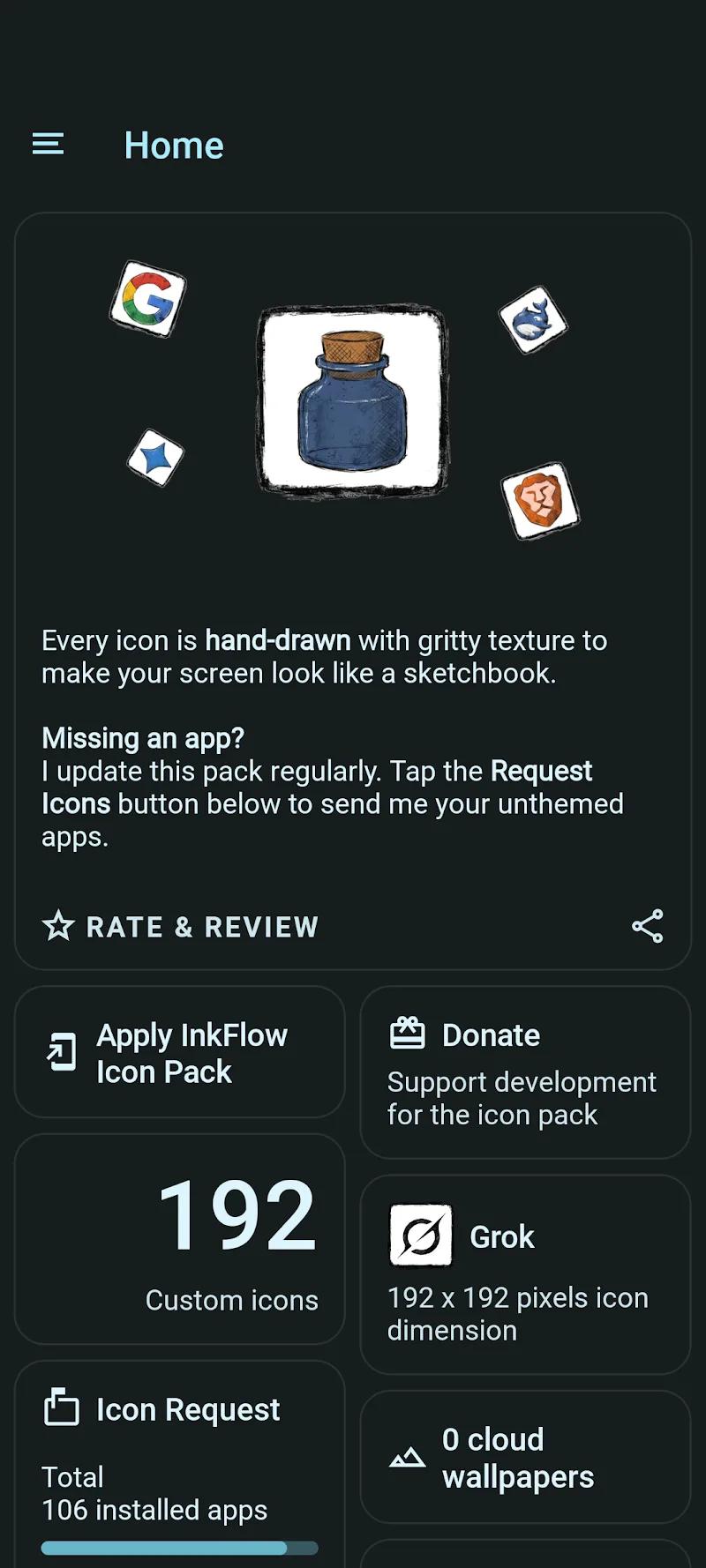 InkFlow Icon Pack Screenshot 3