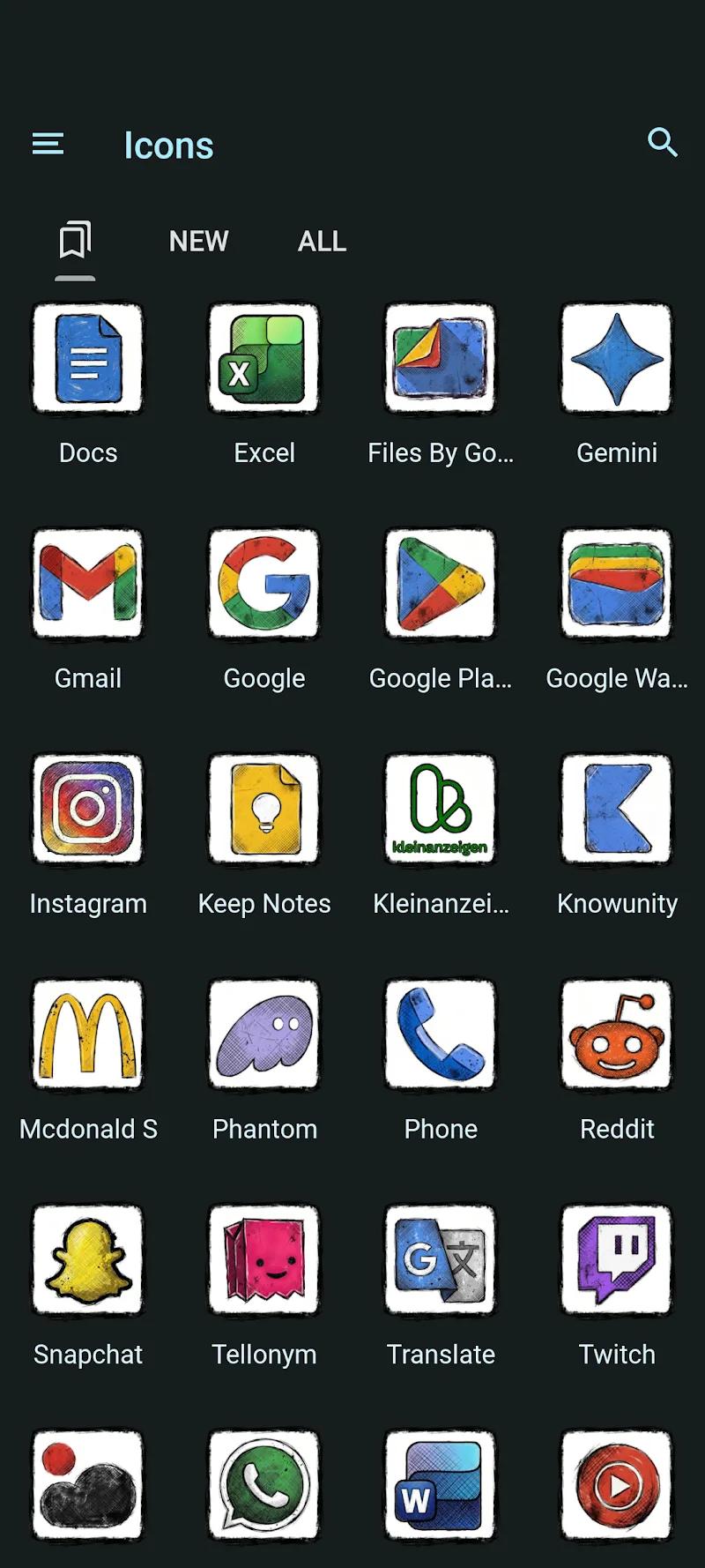 InkFlow Icon Pack Screenshot 5