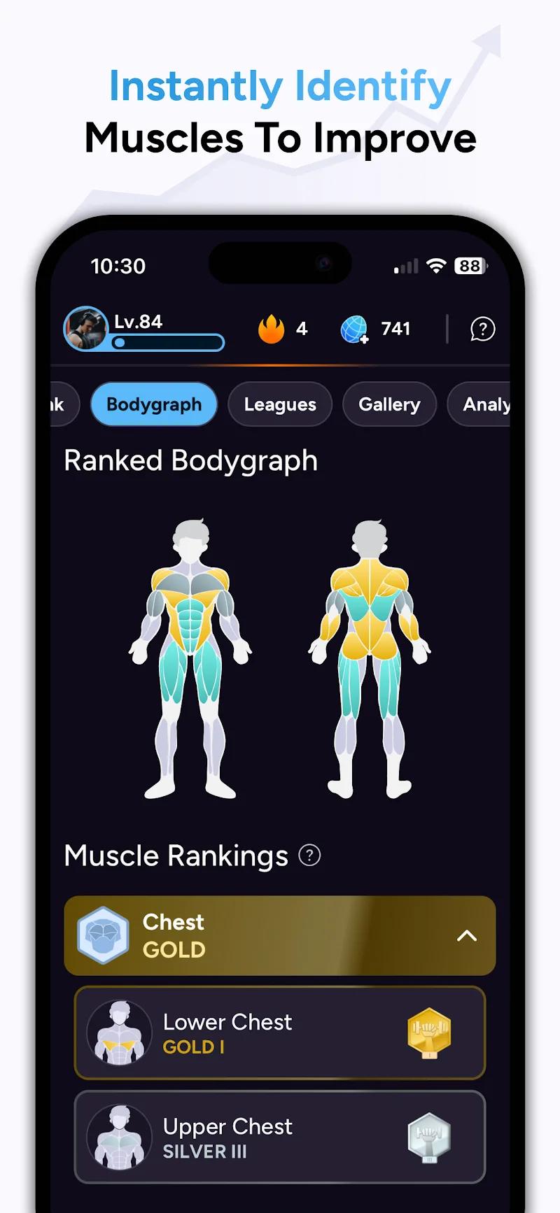 Liftoff - Ranked Gym Workouts Screenshot 2