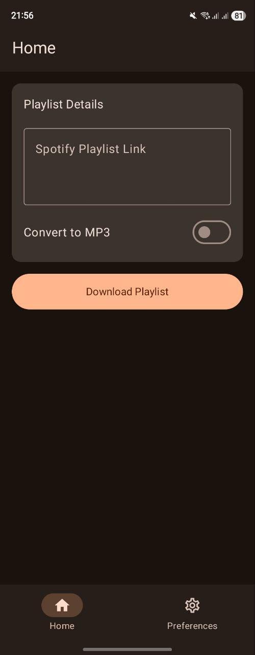 Spotify Playlist Downloader Screenshot 1