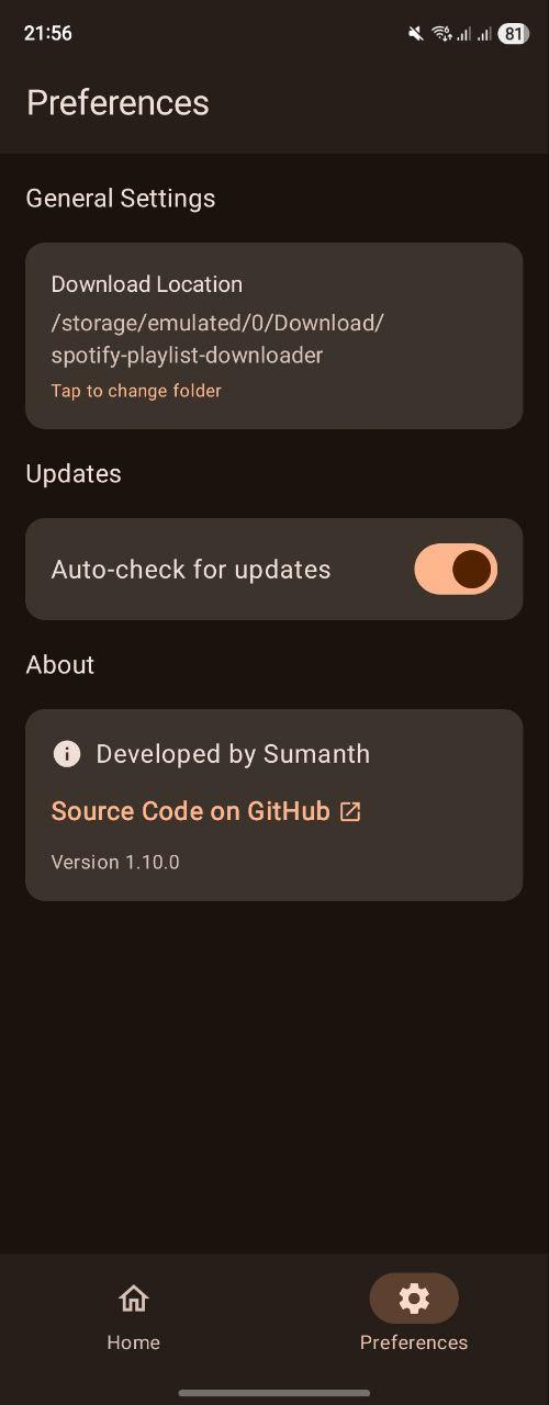 Spotify Playlist Downloader Screenshot 2