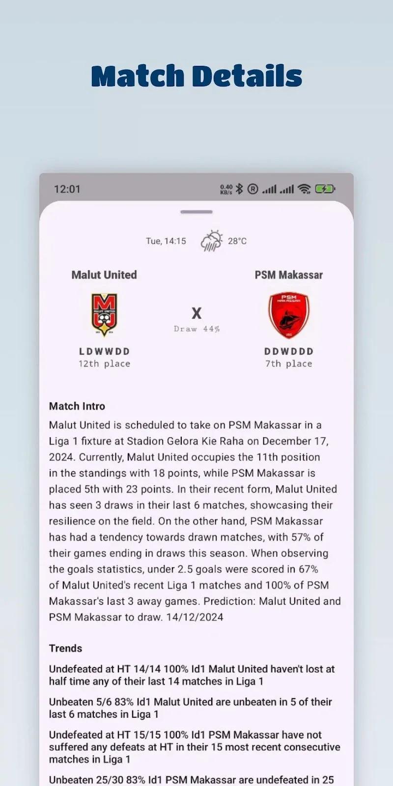 Soccer Betting Tips Screenshot 2