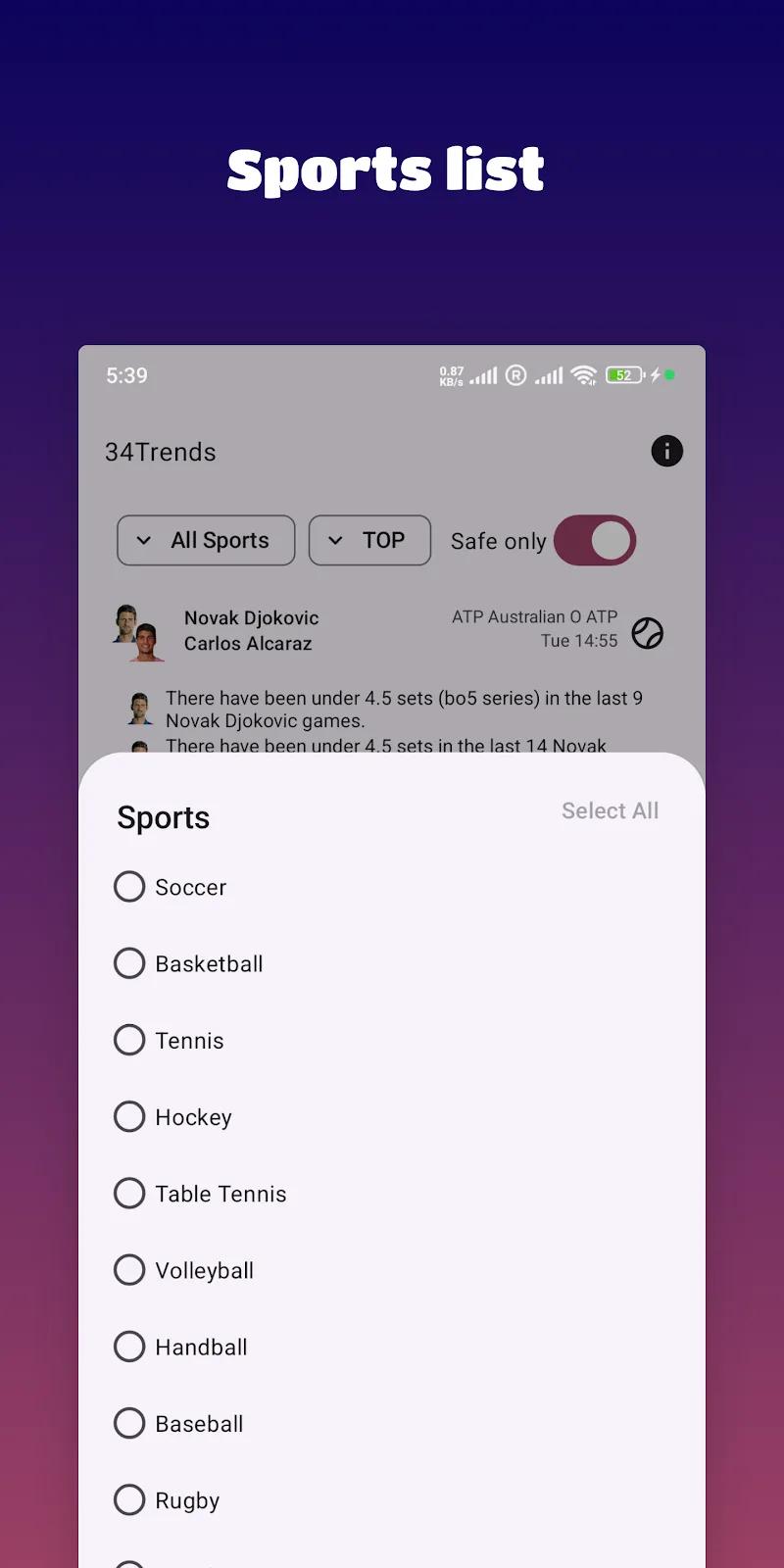Sports Betting Tips Screenshot 2