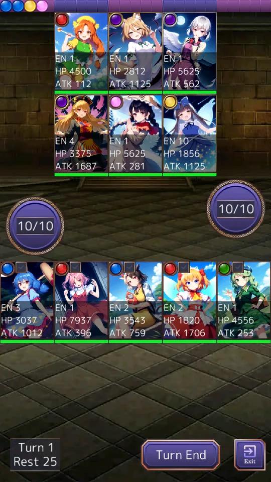 Touhou Card Raid JP Screenshot 2