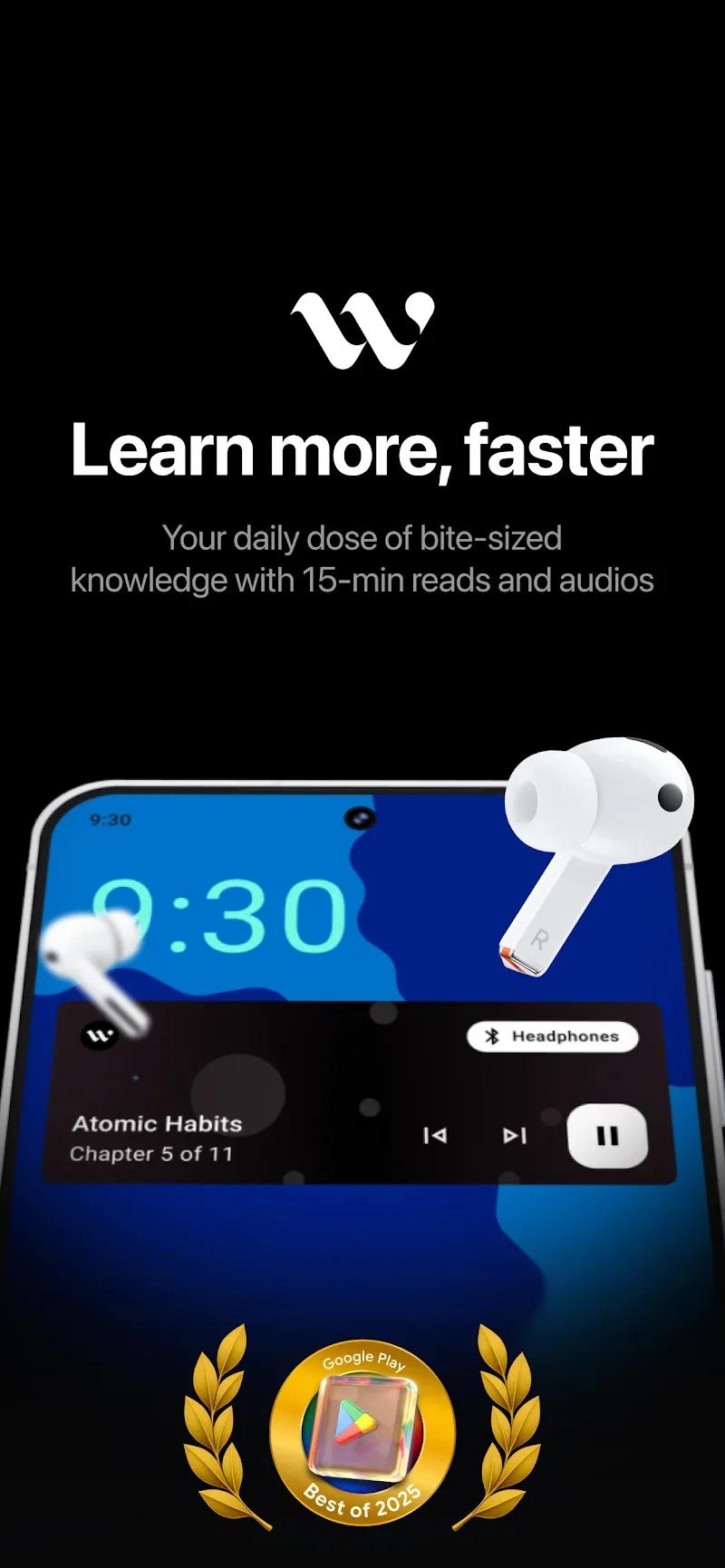 Wiser - 15 minutes Audio Books Screenshot 1