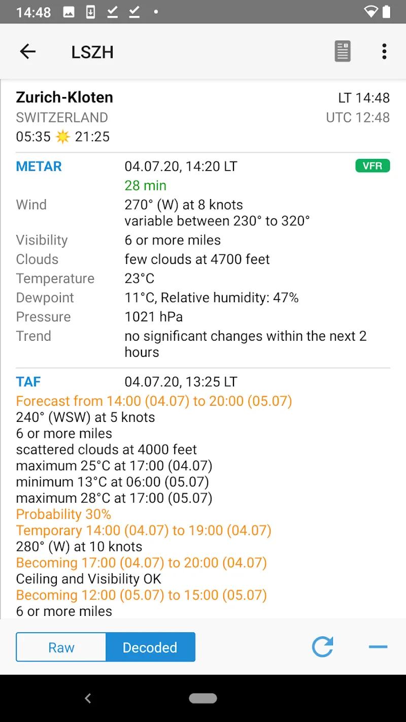 AeroWeather Screenshot 3