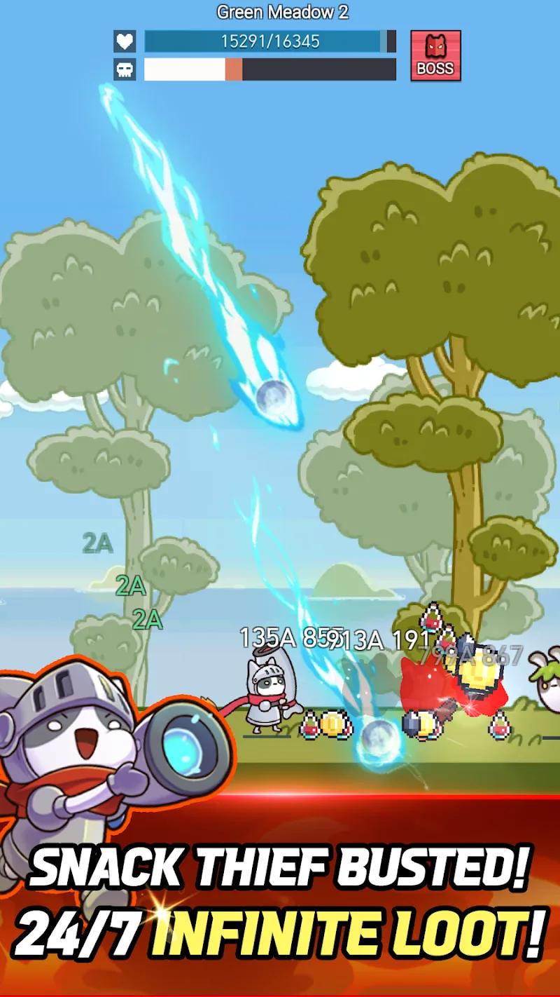 Cat Warrior Idle Screenshot 1