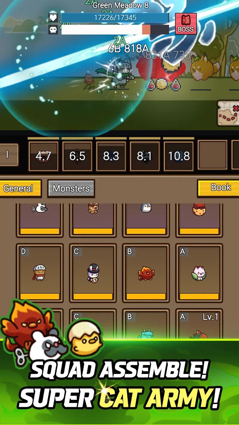 Cat Warrior Idle Screenshot 3