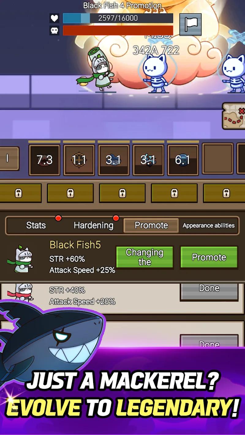 Cat Warrior Idle Screenshot 4