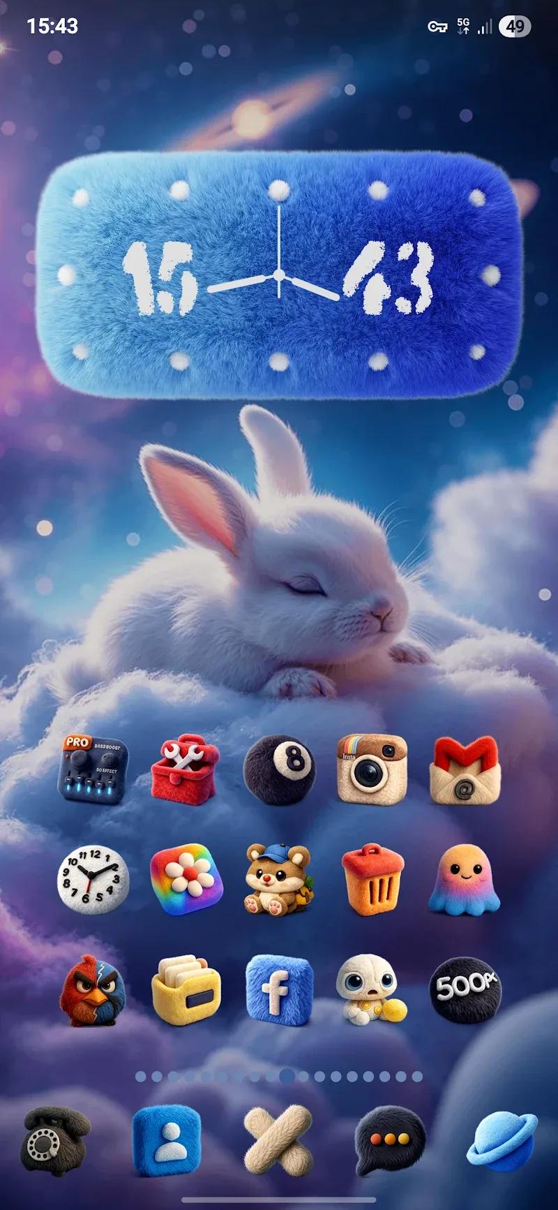 Fluffy 3D - Icon Pack Screenshot 3