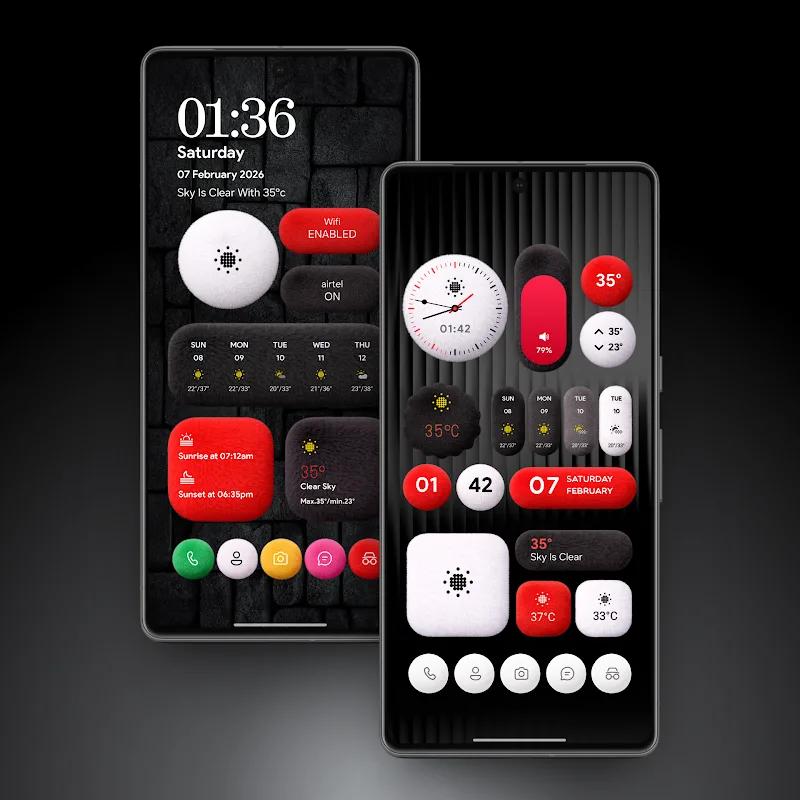 Fluffy Thing KWGT Screenshot 4