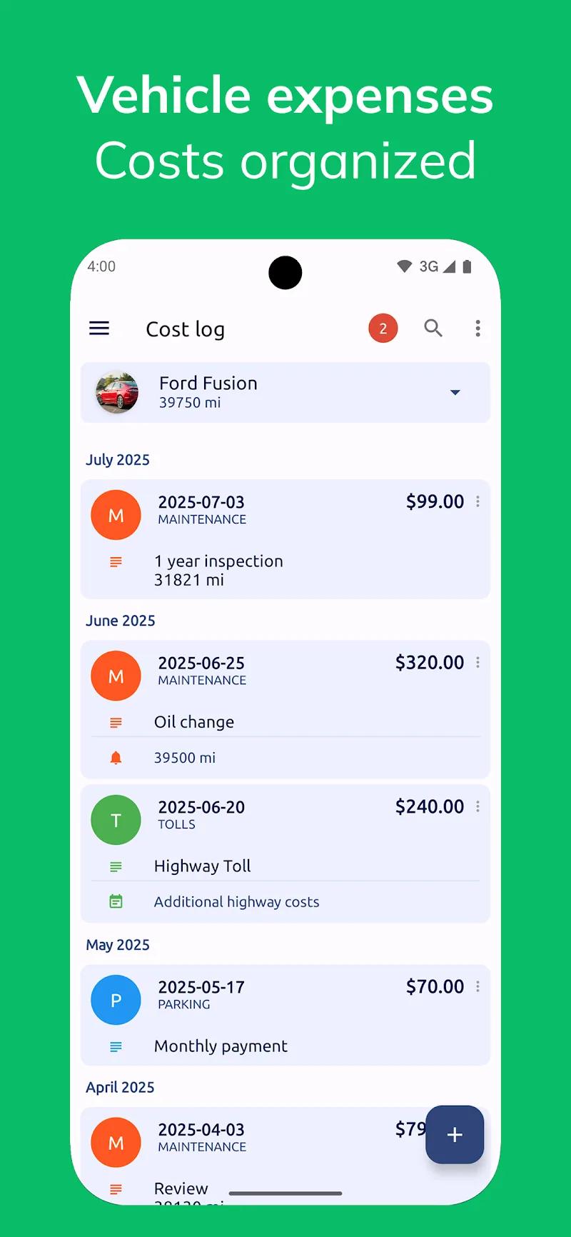 Fuelio Screenshot 4
