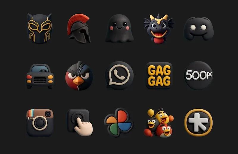 Funko Dark - Icon Pack Screenshot 2