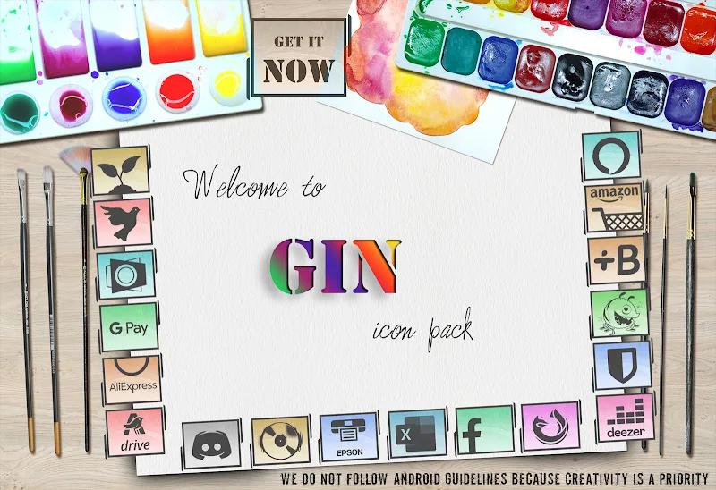 GIN Icon Pack - Get It Now Screenshot 1