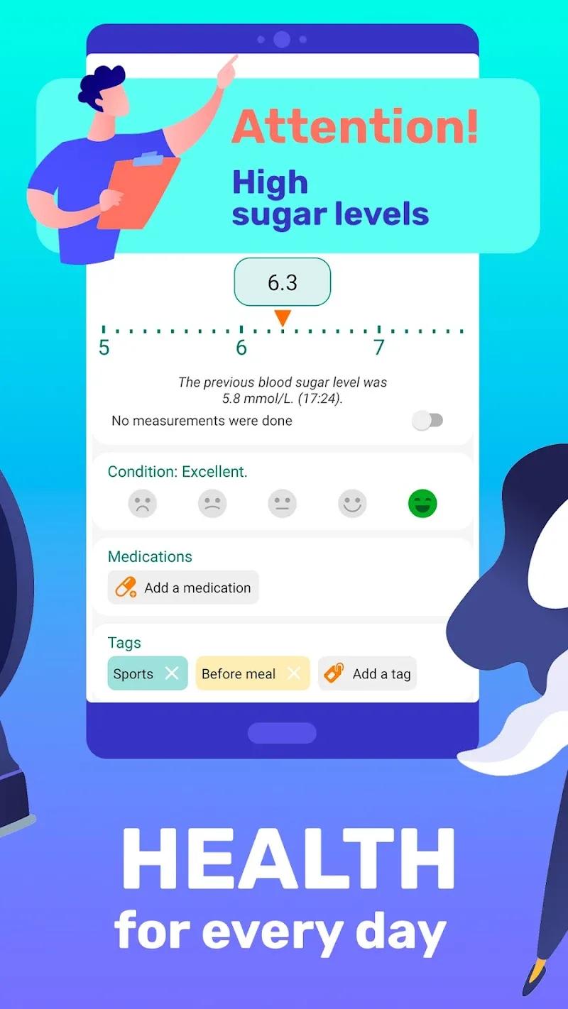 Glucose tracker Screenshot 4