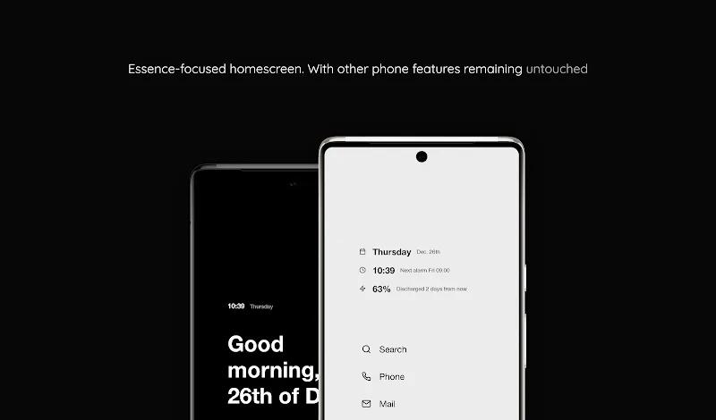 Mono KLWP Screenshot 3