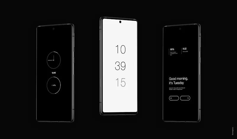 Mono KLWP Screenshot 5