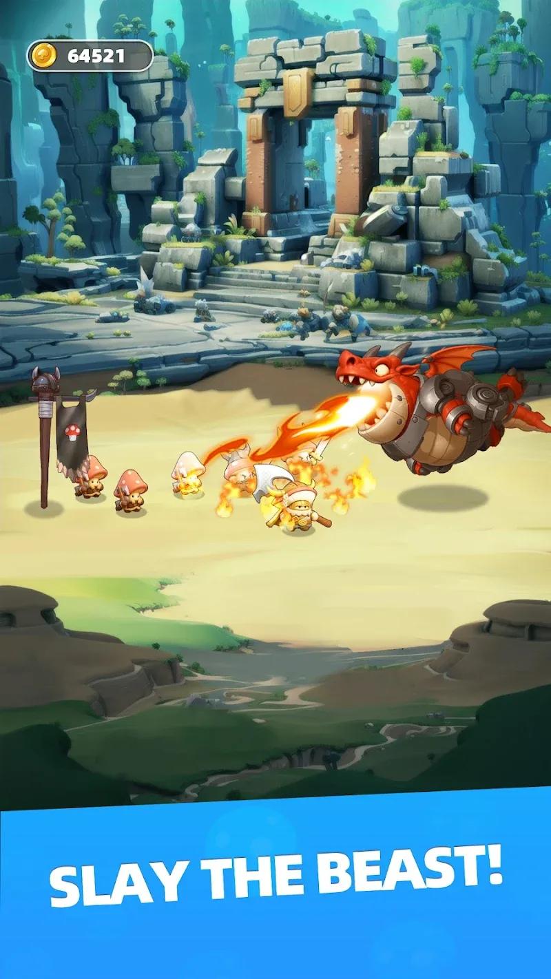 Mushroom War: Offline Game Screenshot 1