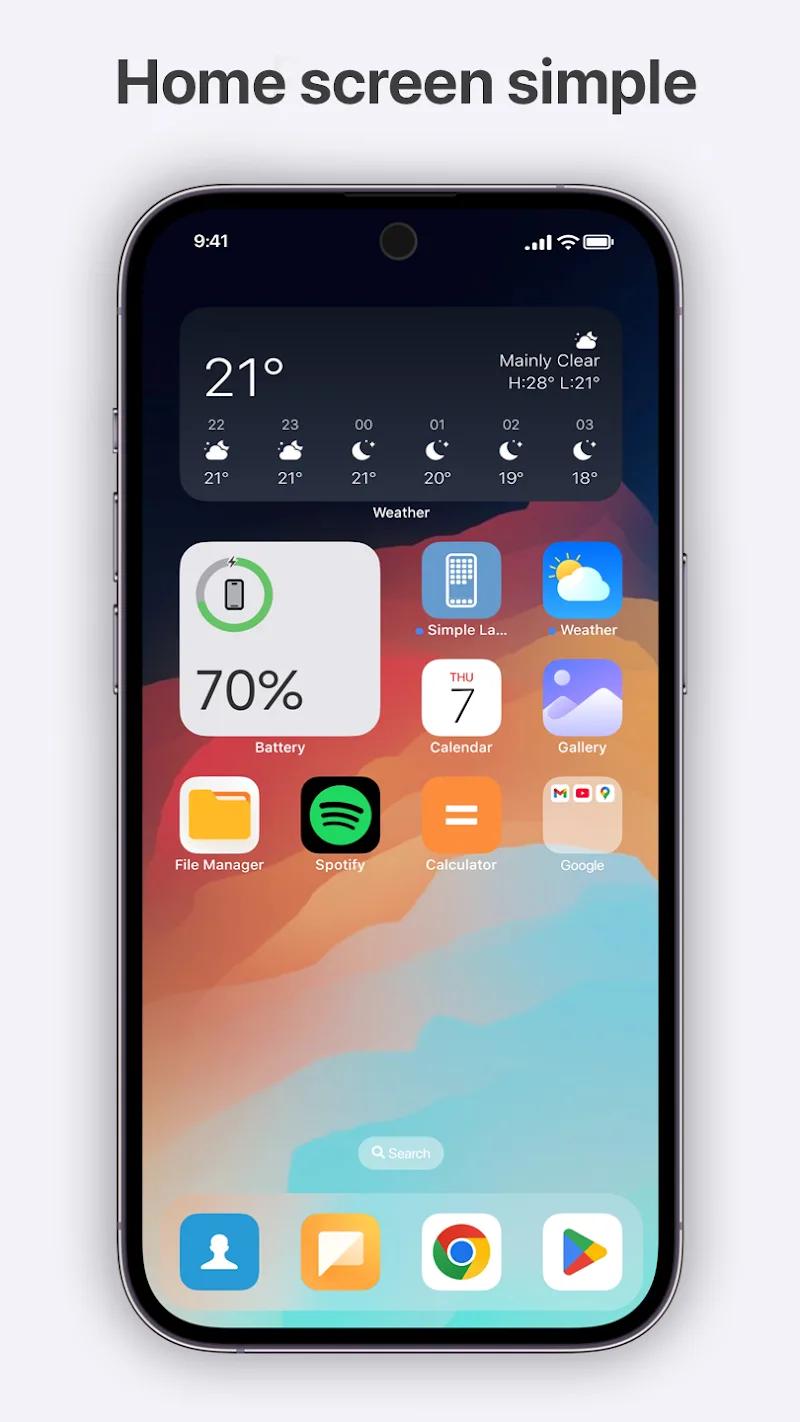 Simple Launcher - Home Screen Screenshot 3