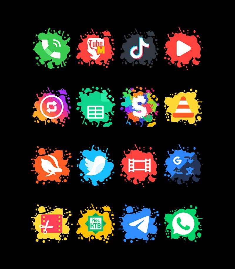 Splatter - Icon Pack Screenshot 1