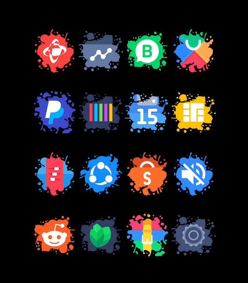 Splatter - Icon Pack Screenshot 2