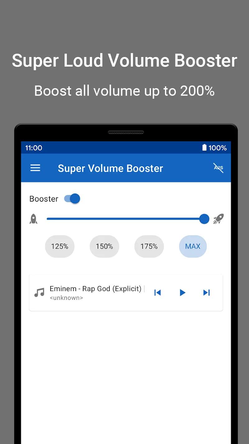 Super Volume Booster Screenshot 1