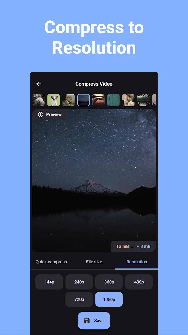 Compress Video - Resize Video Screenshot 3