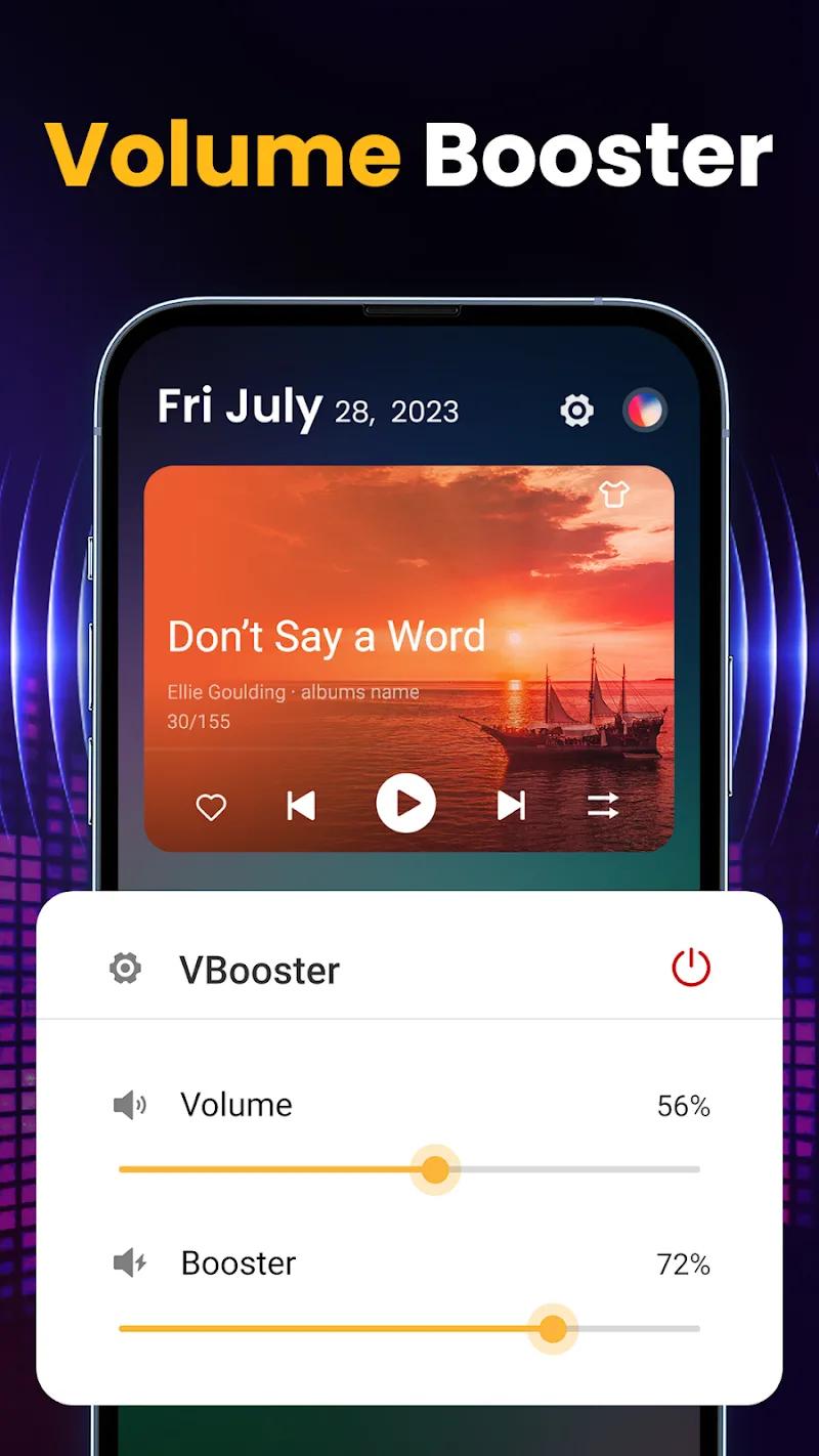 Extra Volume Booster & Speaker (VBooster) Screenshot 2