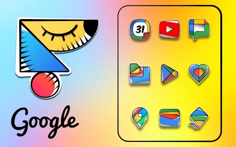 Flatine icon pack Screenshot 1