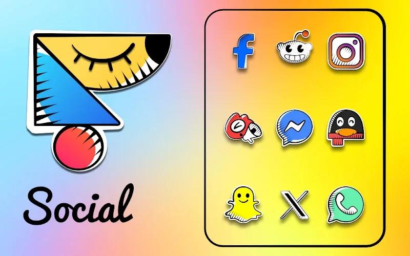 Flatine icon pack Screenshot 3