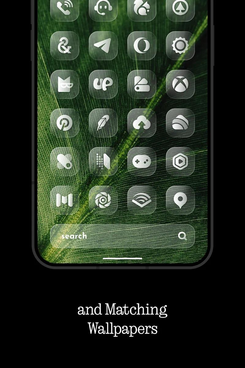 Glass Icons (Nothingness) Screenshot 4